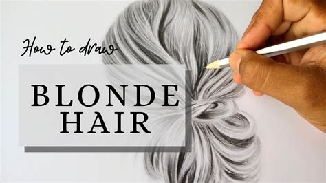 drawing blonde hair